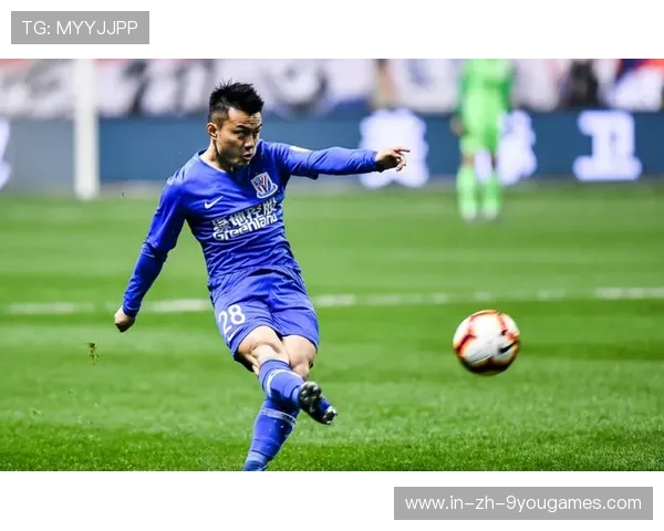 上海申花前场连线，曹赟定贴地斩破门